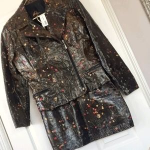 Rare!!!FUNKY VINTAGE!! NWT..JACKET/SKIRT